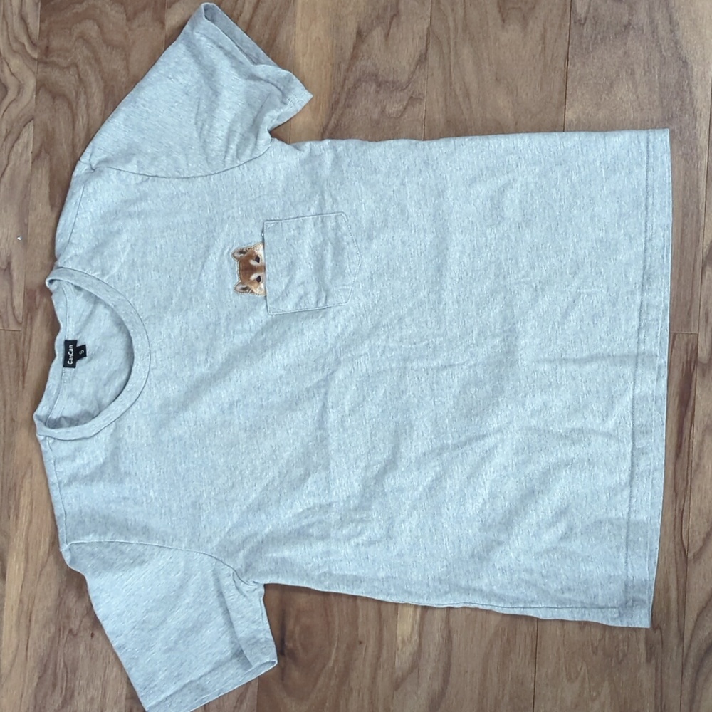 Shiba Inu Pocket T-Shirt - Like New - Size Small